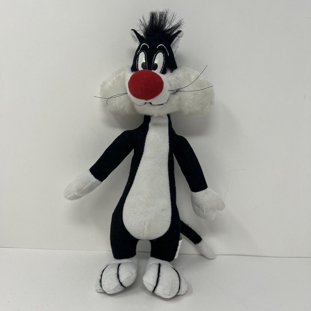 Looney Tunes Sylvester Cat Plush 10 Inch Ace Novelty 1995 Vintage Stuffed Toy